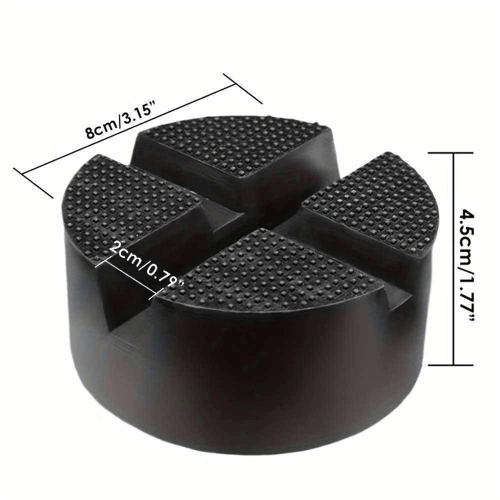 Durable & Damage-Resistant - Thick Rubber Jack Pad - Car Lift Frame Rail Protection - Pinch Weld Safeguard Adapter - 1pc