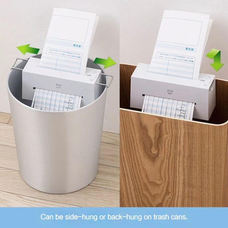 Low-Power Battery Electric Shredder Office Household Small Document Paper Shredder Mini Automatic Convenient Long Strip Shredder