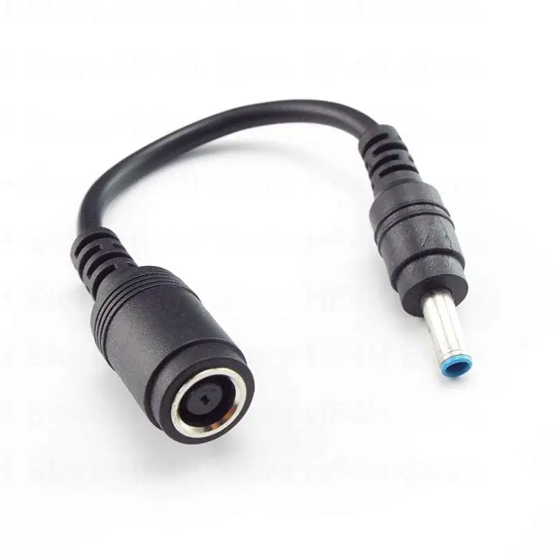 Female 7.4mm x 5.0mm to 4.5mm x 3.0mm Male Charger power supply Adapter Connector Converter Cable DC Jack for Laptop R23