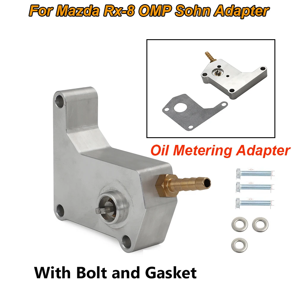 For Mazda Rx-8 OMP Sohn Adapter with Bolt and Gasket Oil Metering Adapter Set Automotive oil metering Accessories