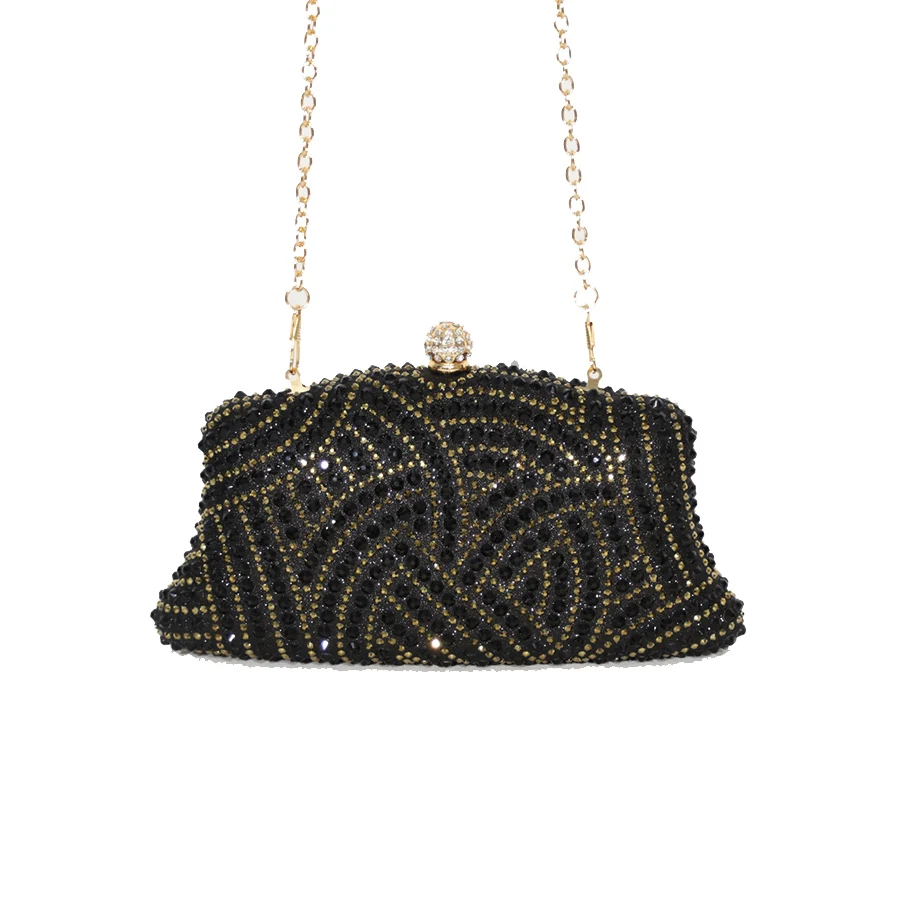Summer Irregular Crystal Evening Bags for Women Banquet Clutch Handbags Casual Colorblock Lady Cloud Purse Chains Shoulder Bags