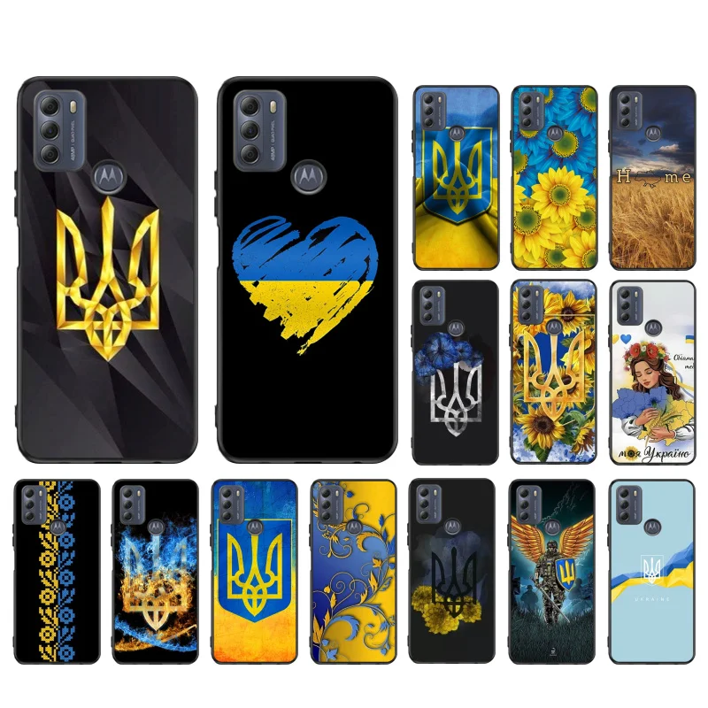 Hot Ukraine Flag Phone Case For Moto G84 G23 G24 G31 G32 G41 G51 G52 G53 G54 G71 G82 G42 G62 G200 G Play G Stylus