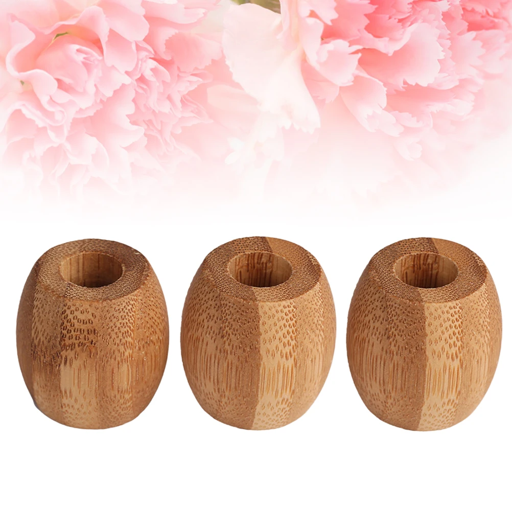 

3 Pcs Toothbrush Holder St Mini Vending Machine Bamboo Kids Child Small Single Easy Wash Clean Neat Dry Naturally
