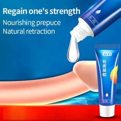 20ML Male Foreskin Phimosis Correction Gel Physical Improve Penis Head Prepuce Liquid Prepuce Gel Repair Essence Lubricating Oil