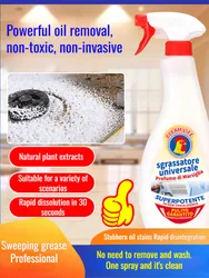 Grease Cleaner Kitchen Heavy Grease Cleaner Effervescent Tablet Range Hood Stove Oven Grease Stain Foam Detergent