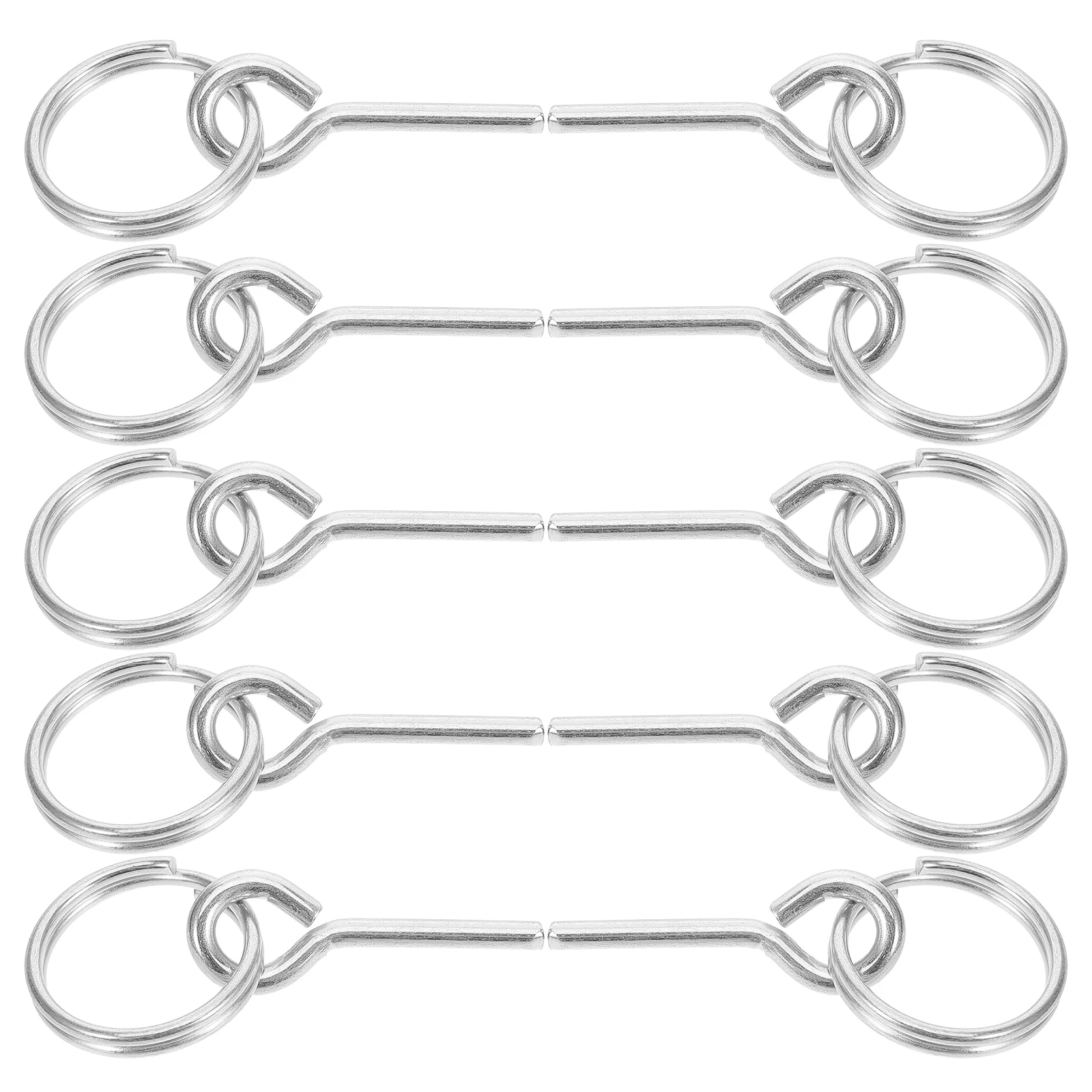 

10 Pcs Tent Connector Lightweight Durable Fiber Camping Accessories Outdoor Pins Wear Resistant Guy Stakes Peg Rope Hooks