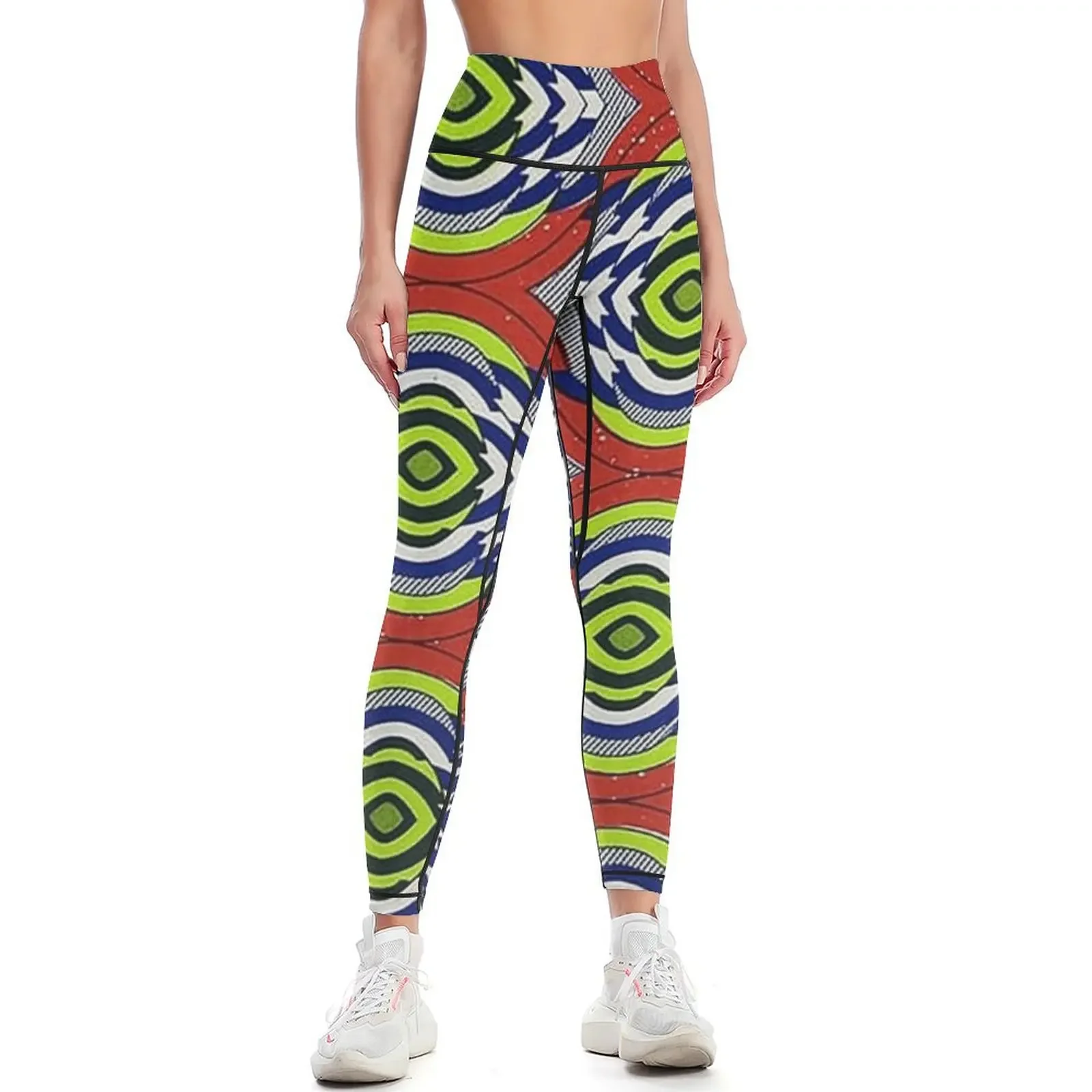 

African Print design Edition 7 Leggings active wear sportswear for gym Womens Leggings