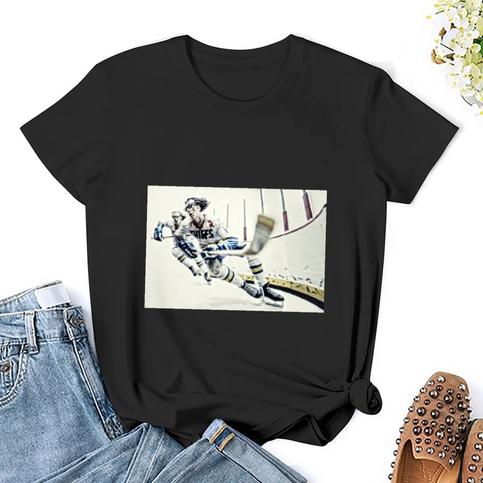 Oude Tijd Hockey! T-Shirt Kawaii Kleding Dierenprint Shirt Voor Meisjes Vrouwelijke Vrouwen Kleding