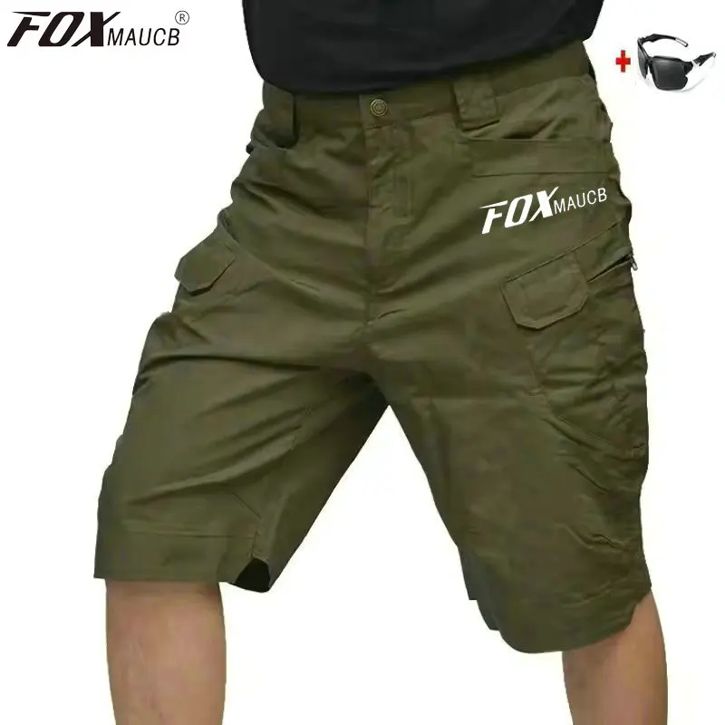 

FOXMAUCB Cycling Team Shorts Mtb Downhill Pant Breathable Men Shorts Bicycle Clothing Road Mountain Bike Motocross Cargo Bottoms