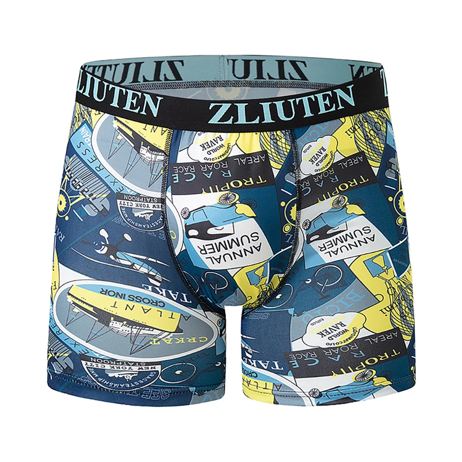 5/10er-Pack Multi-Size-Teenager für Erwachsene, Herren-Boyshort, Freizeit, Sport, Joker, elastische Taille, lange Herrenunterwäsche, kann Eltern-Ch sein – Detail 17
