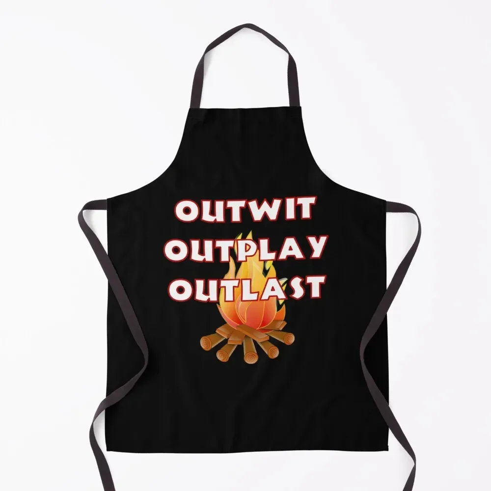 

Outwit Outplay Outlast Australian Survivor Apron Women's Kitchen kitchen item Apron