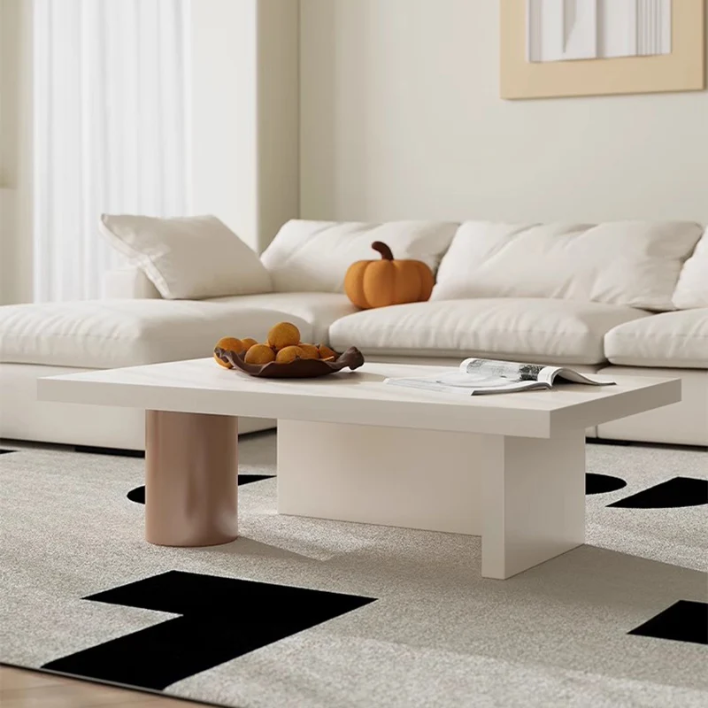 

Nordic Living Room Coffee Table Trendy Cream Wind Retro Style Unique Coffee Tables Glam Simplicity Stolik Kawowy Home Furniture