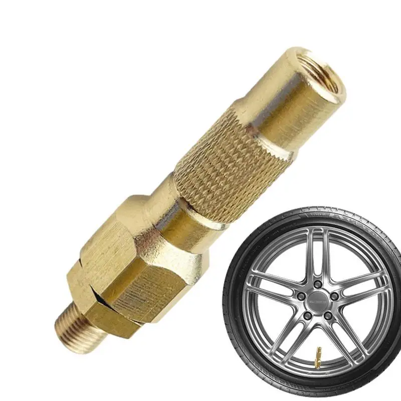 

Air Valve Adapter Brass Conversion Nozzle For Tyre Air Inflation Schrader Valve Supplies For Tire Inflation Of Scooter