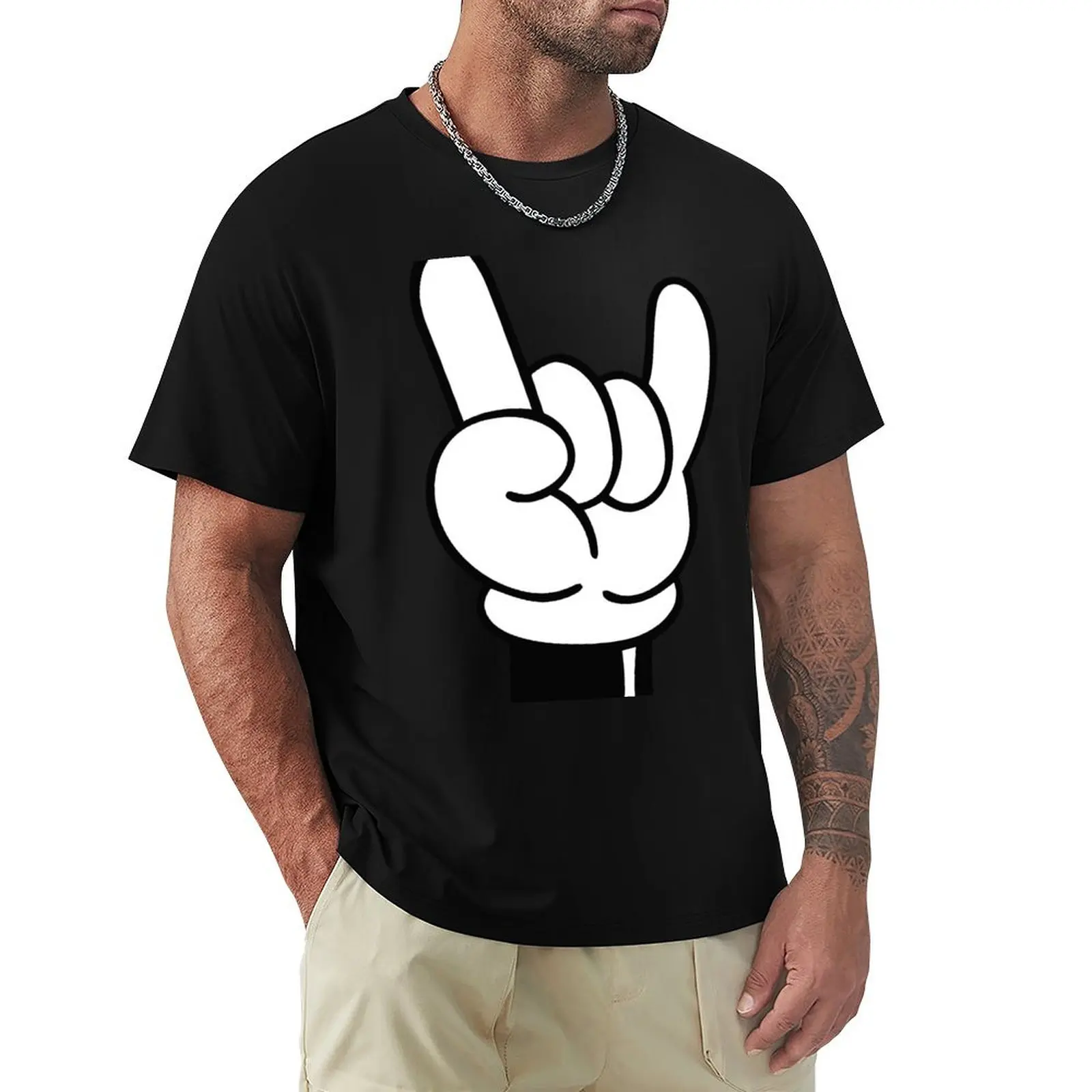 COOL FINGERS T-Shirt Daily Wear Print T-Shirt