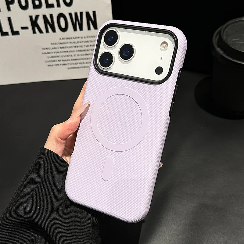 Luxuriöse Candy Magnetic Wireless Charging Handyhülle für iPhone 17 16 15 14 13 Pro Max für MagSafe Silikon Matt Stoßfeste Hülle