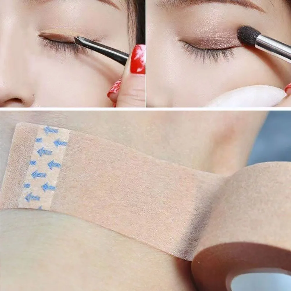 Self Adhesive Eyeshadow Protector Tapes Sticker Breathable Cut Eye Makeup Tool DIY Non-woven Eyeliner Eyelid Tape Lash Tape