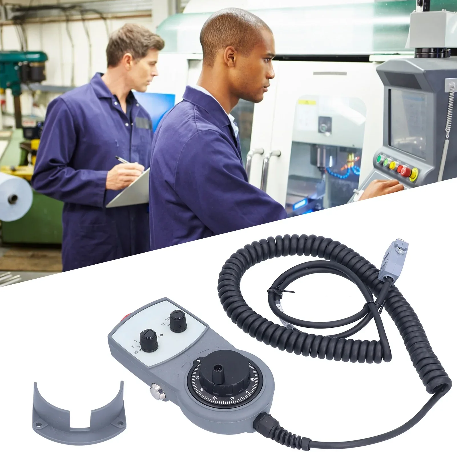 

Электронный маховик аварийной остановки с ЧПУ, пульт MPG, ручной импульсный генератор аварийной остановки для токарного станка