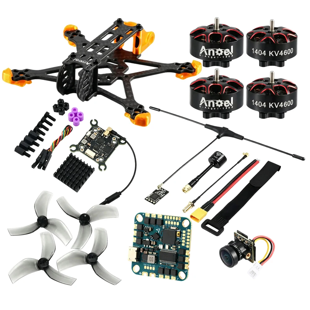 Angel Angel25 3-4S 2.5-inch BNF/PNP Mini Freestyle FPV Racing Drone F411 Flight Stack Runcam Nano4 FPV Camera For RC Quadcopter