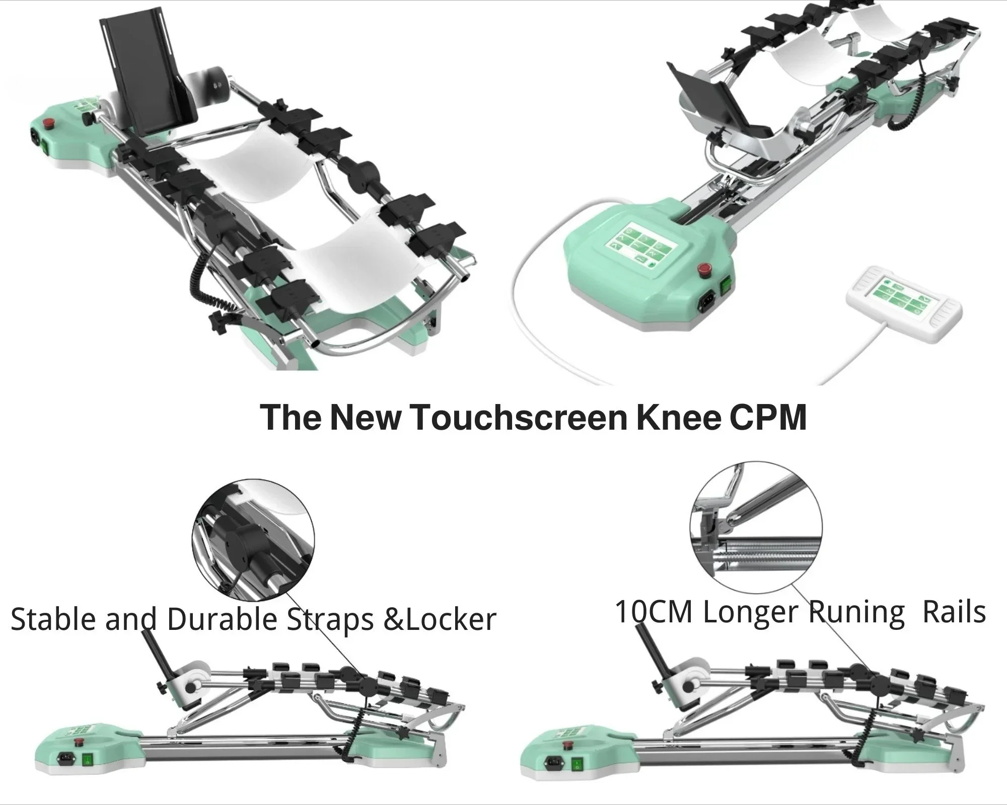 Continuous Passive Motion Knee CPM Machine Rehab Equipment