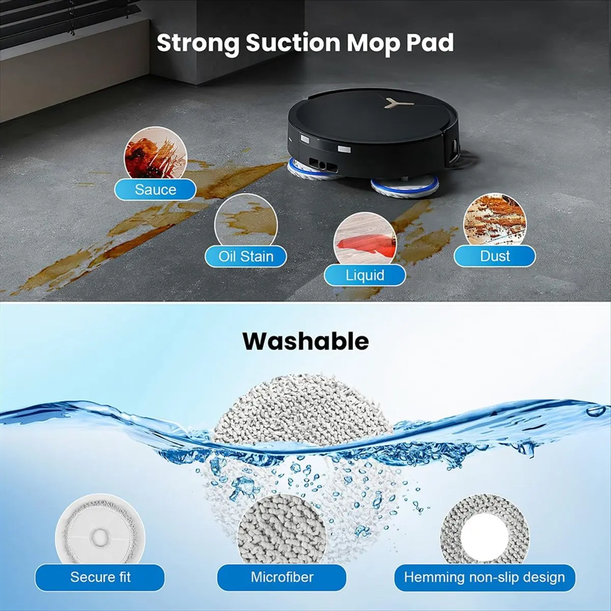 

2026 + Для T50 PRO OMNI/T50PRO/T50 OMNI Запасные части для робота-пылесоса Основные боковые щетки Салфетки для швабры HEPA-фильтры Мешки для пыли