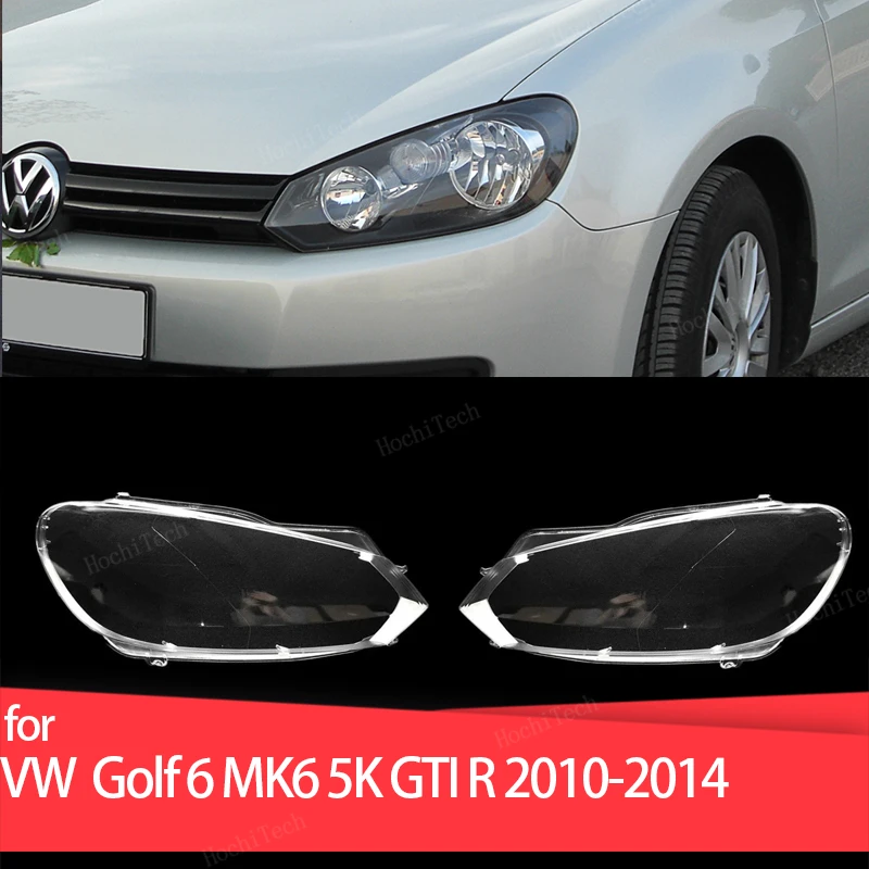 

Headlamp Cover Front Head Light Lamp Transparent Lampshade Headlight Shell Cover For Volkswagen VW Golf 6 MK6 GTI R 2010-2014