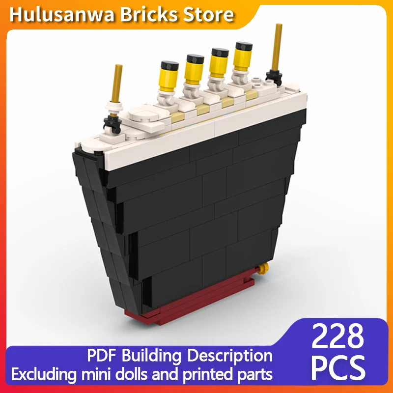 

Популярная модель фильма MOC, строительные кирпичи, круизный корабль из фильма, модульные технологии, подарки, праздник, сборка, детские игрушки, костюм