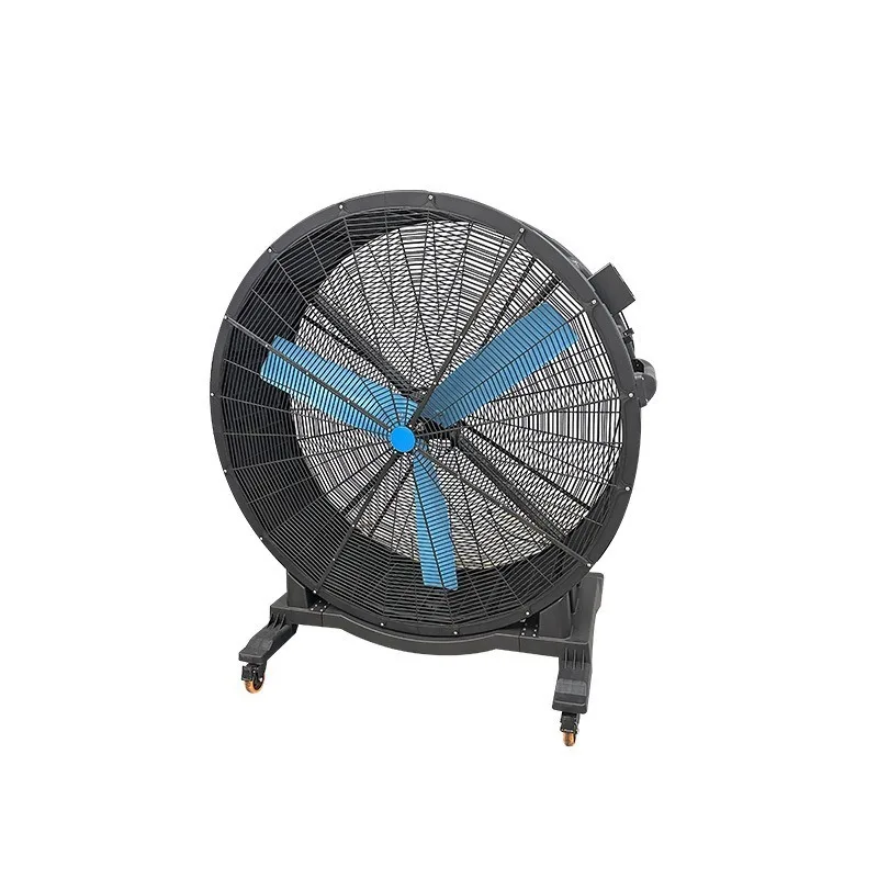 Movable brushless motor silent commercial floor fan, commercial gym mobile large fan