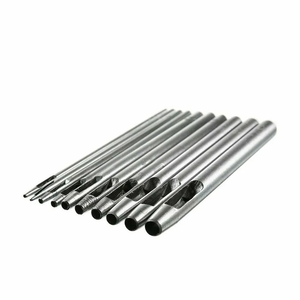 Hollow Punche Versatile Hollow Punch Set 5PCS Steel Punches for Leather Clothing Handbags Perfect for Round Holes