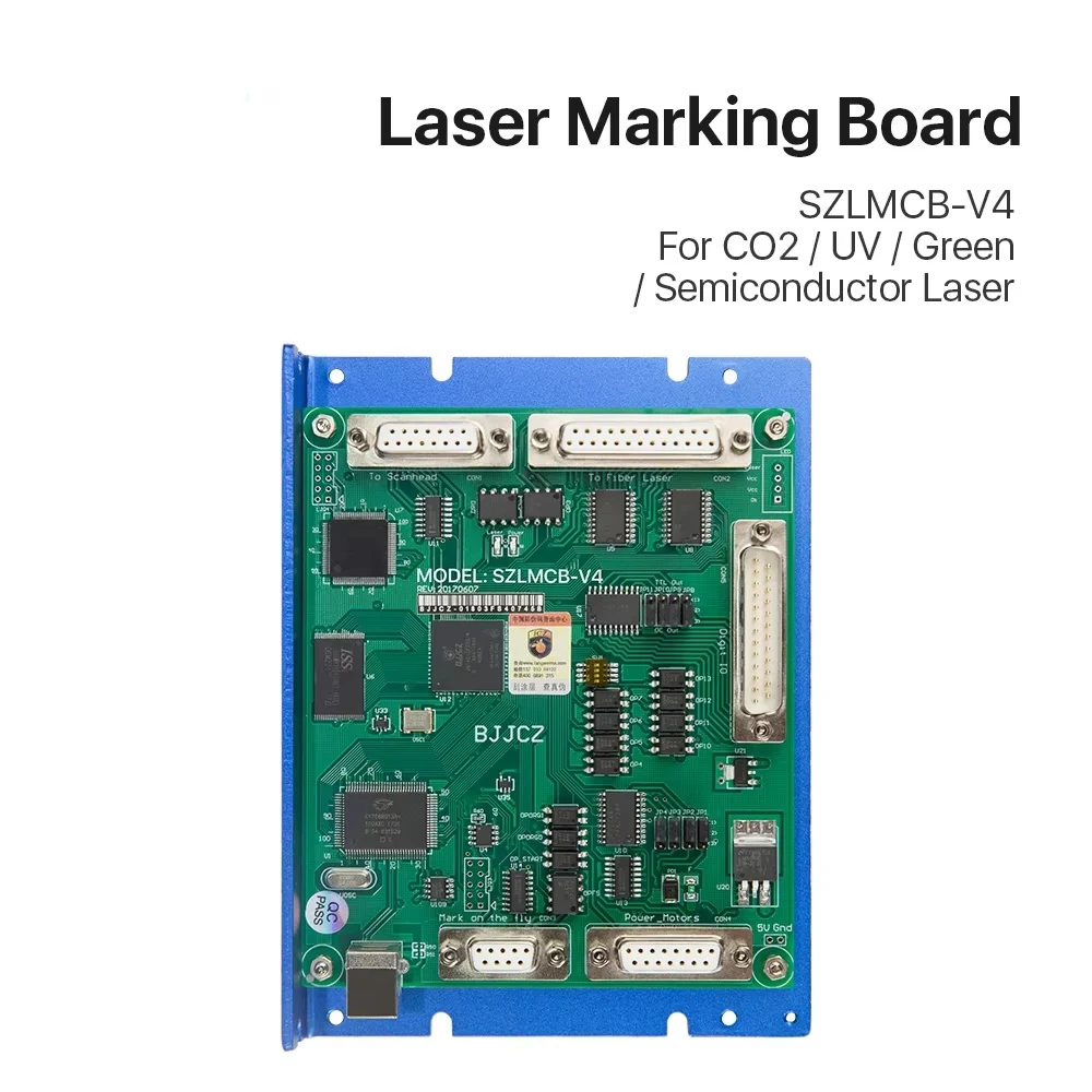 JCZ Laser Marking Machine Controller Card para Fibra e CO2 Marking Machine, FBLMCB-V4, SZLMCB-V4, SPILMCB-V4