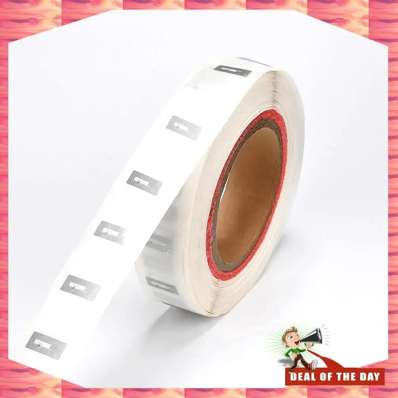 24-Hour Delivery 100 PCS NFC Tags Sticker With NTAG213 Chip Blank NFC Stickers Adhesive Labels RFID Tags Rewritable 144 Bytes Me