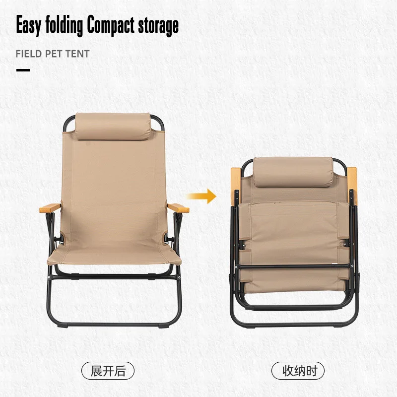 Silla plegable ultraligera para viaje, asiento con respaldo ajustable de alta carga al aire libre para acampar, playa, senderismo, Picnic y pesca,