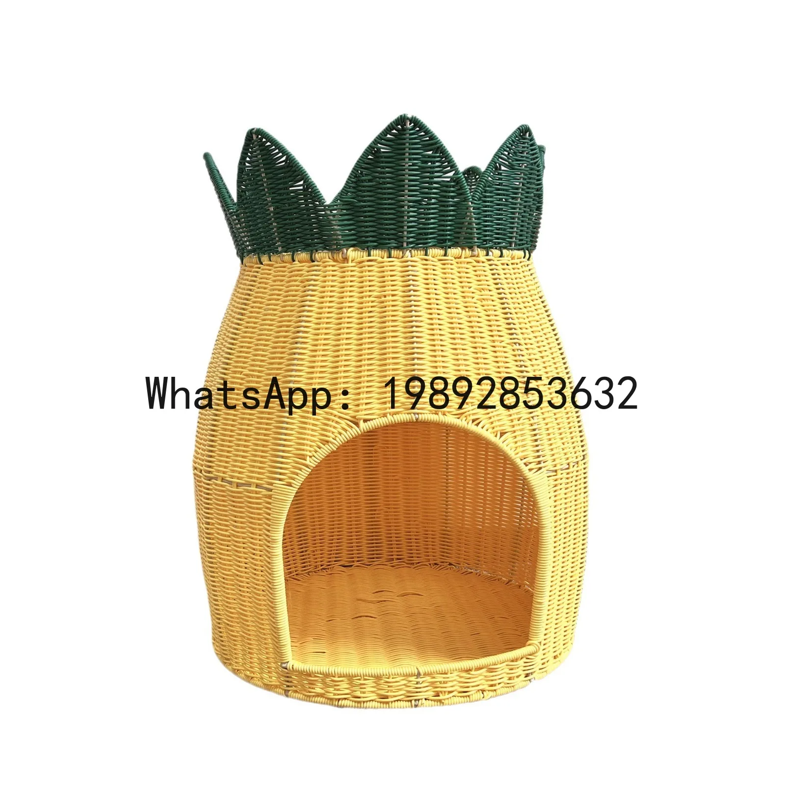 

Xl cat bed rattan washable semi-enclosed dog bed winter warm all-season universal