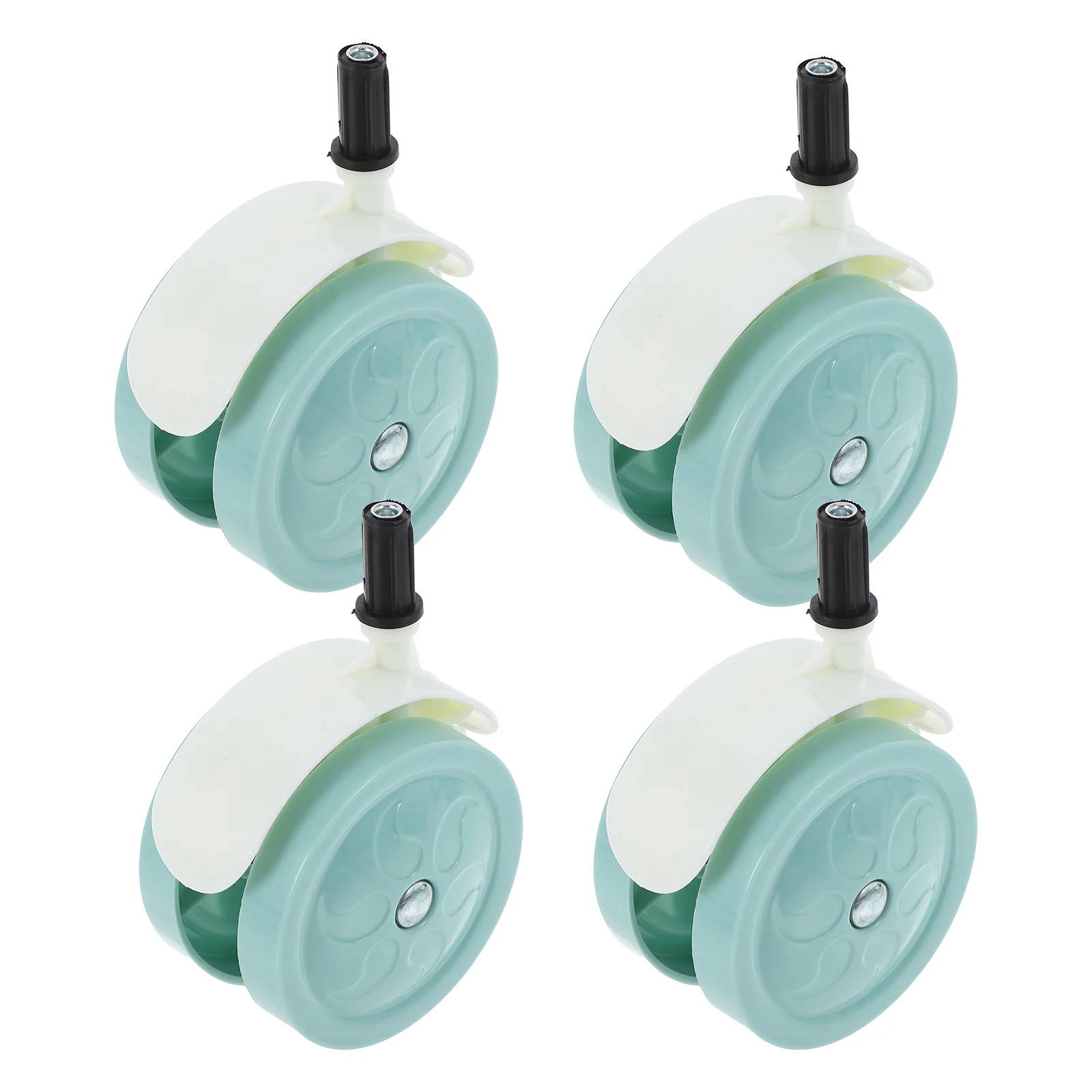 

4 pcs Infant Walker Wheel 360° Rotation Durable Pp Material Easy Detach Simple Install Stroller Replacement For Pram Pushchair