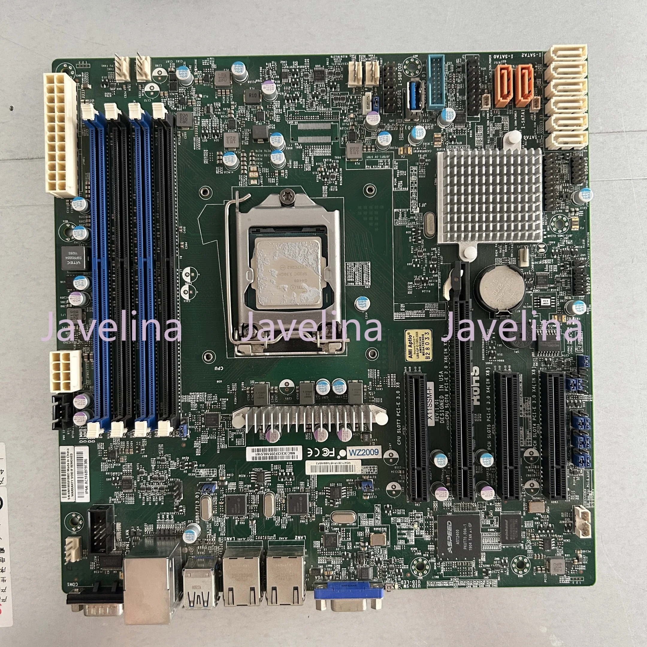 X11SSH-F X11SSM-F motherboard, E3-1200V5V6 1151 C236 chip dual gigabit IPMI