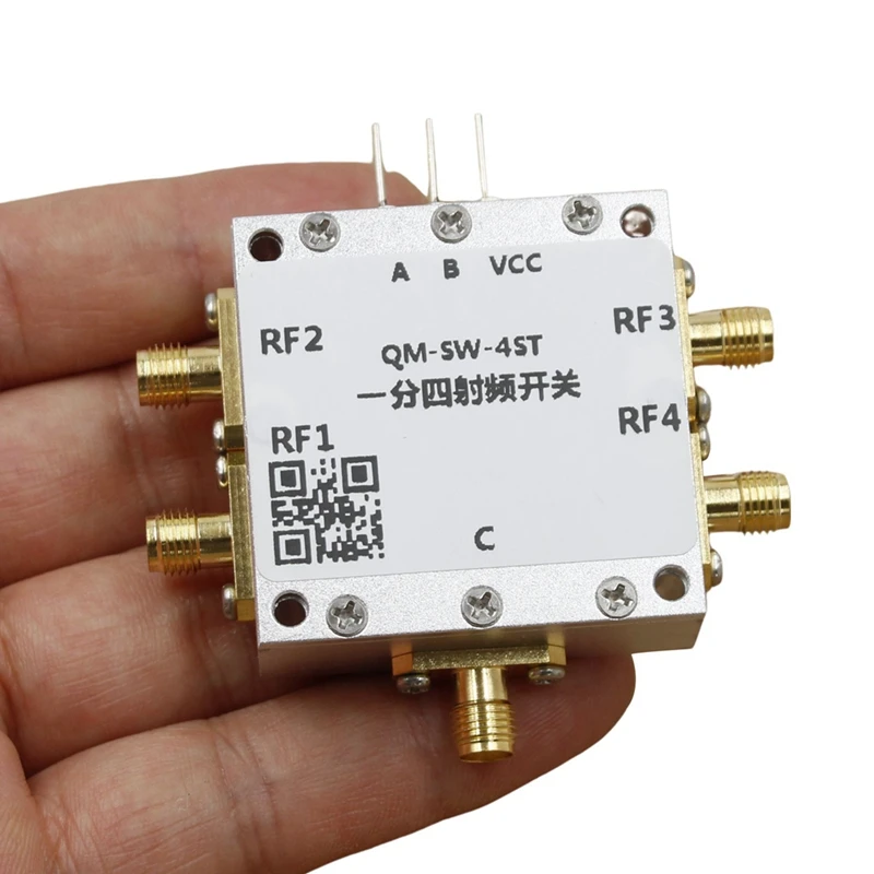 0.1-6Ghz RF Switch SP4T RF Switch High Isolation 1/4 Microwave Electronic Switch RF Switch