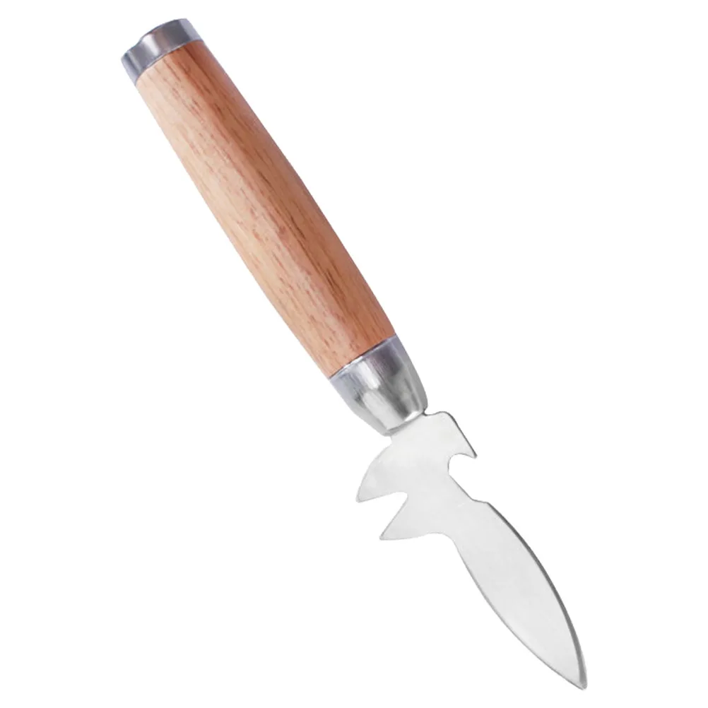 

Stainless Steel Oyster Shucker with Non-Slip Grip for Effortless Shucking Portable Kitchen Oyster Knife Seafood Cutter