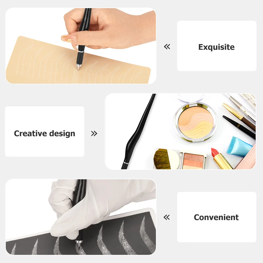 

1pc Microblading Pen Multifunctional Tattooing Tool For Eyebrow Skin Marking Artist Beginner Use Microblading