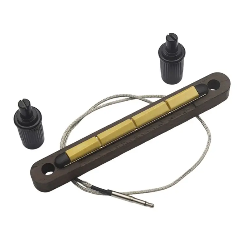 Système de préampli pour micro-piezo de guitare, type barre de capteur et selle de pont, pour installation intégrée, accessoire d'instrument