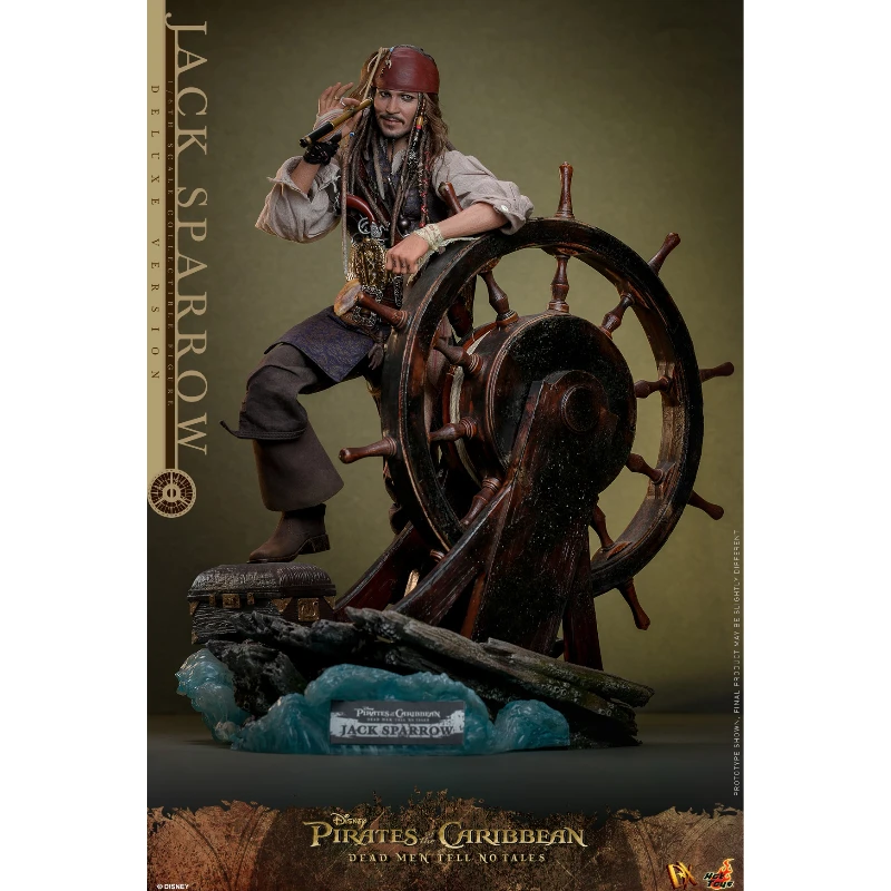 In Stock Hottoys DX37 DX38 Jack Sparrow Pirates of The Caribbean 1/6 Animation Action Figure Toy Gift Model Collection Hobby