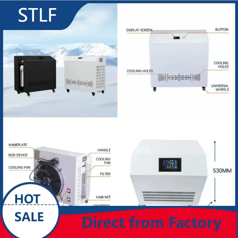 STLF Choruses 1HP Cold Plunge Chiller Model CRS-Chiller 02 with Customizable Functions for Indoor/Outdoor Use