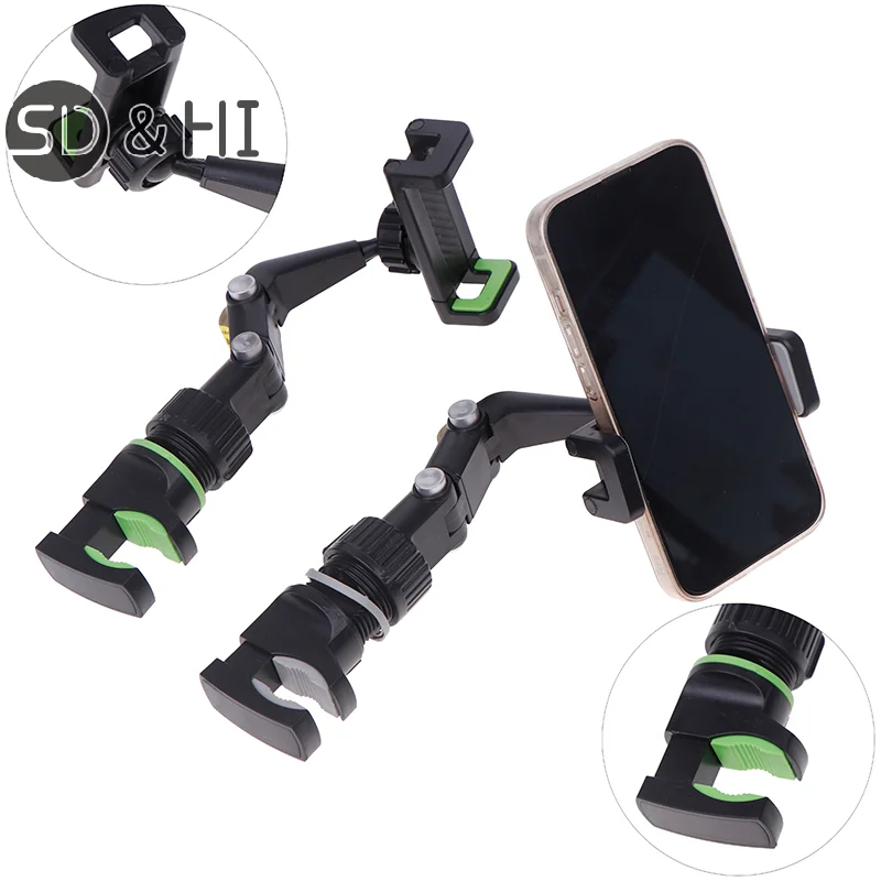 1pc Car Pillows Kitchens Restaurants Cell Phone Holder Live Mobile Phone Holder ABS Green/Grey Music Instruments Accessories