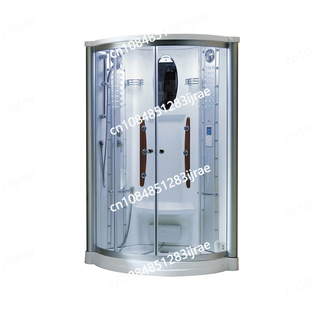 

Steam Room Shower 1060 X 1060mm One Person Use Corner Enclosure Home Steam Bath Design with Foot Massage