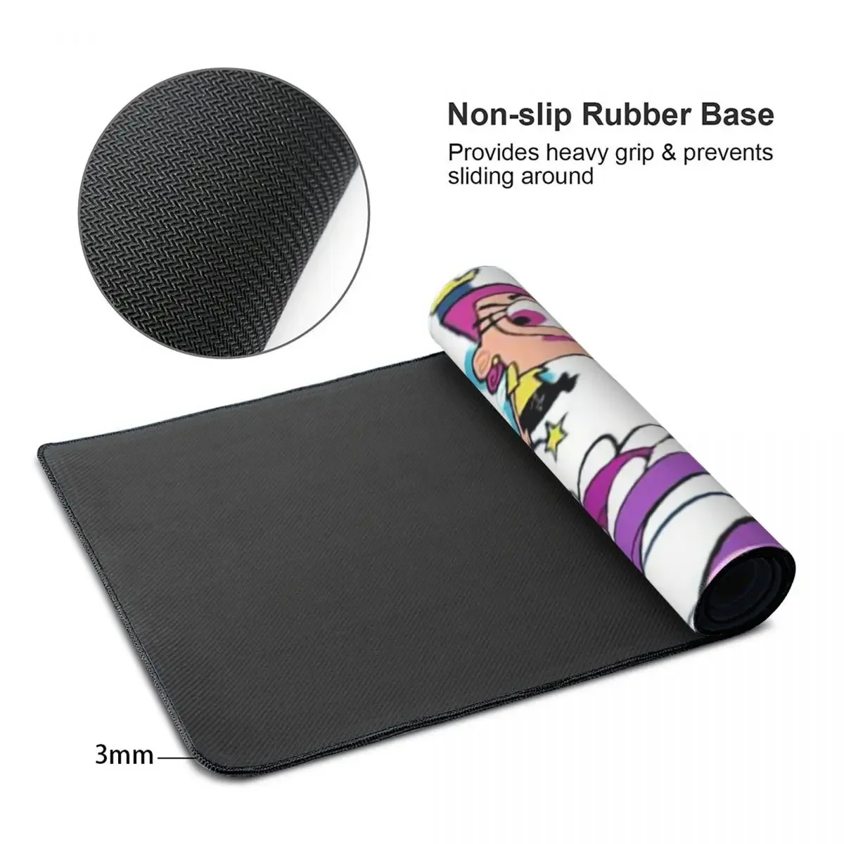 Fairly Oddparents Cosmo Large Mouse Pad Computer Keyboard Mouse Mat Gamer PC Laptop Desk Mat Office Accessories Table Mats