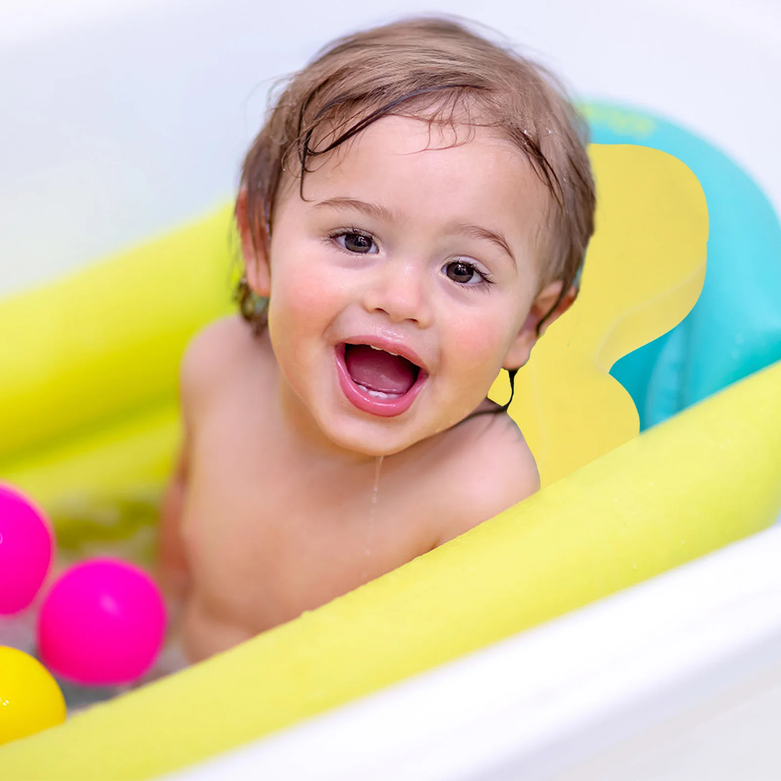 Alfombra de baño para bebé, esponja, soporte para asiento de bañera, cojín para recién nacido, estera de baño, limpieza corporal, baño cómodo