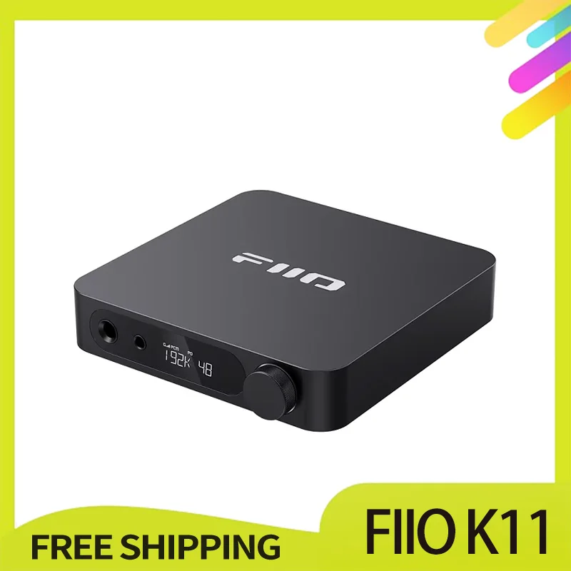 Fiio K11 R2R Desktop Dsd Decoding Headphone Amplifier Lossless Hifi Portable Eaephone Power Amplifier Accessory Custom Gifts