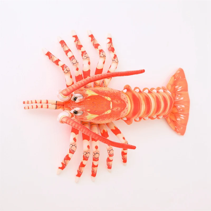 Lifelike Lobster Plush Toys Vivid Colorful Stuffed Lobster Throw Pillow Creative Home Decor Funny Christmas Gift