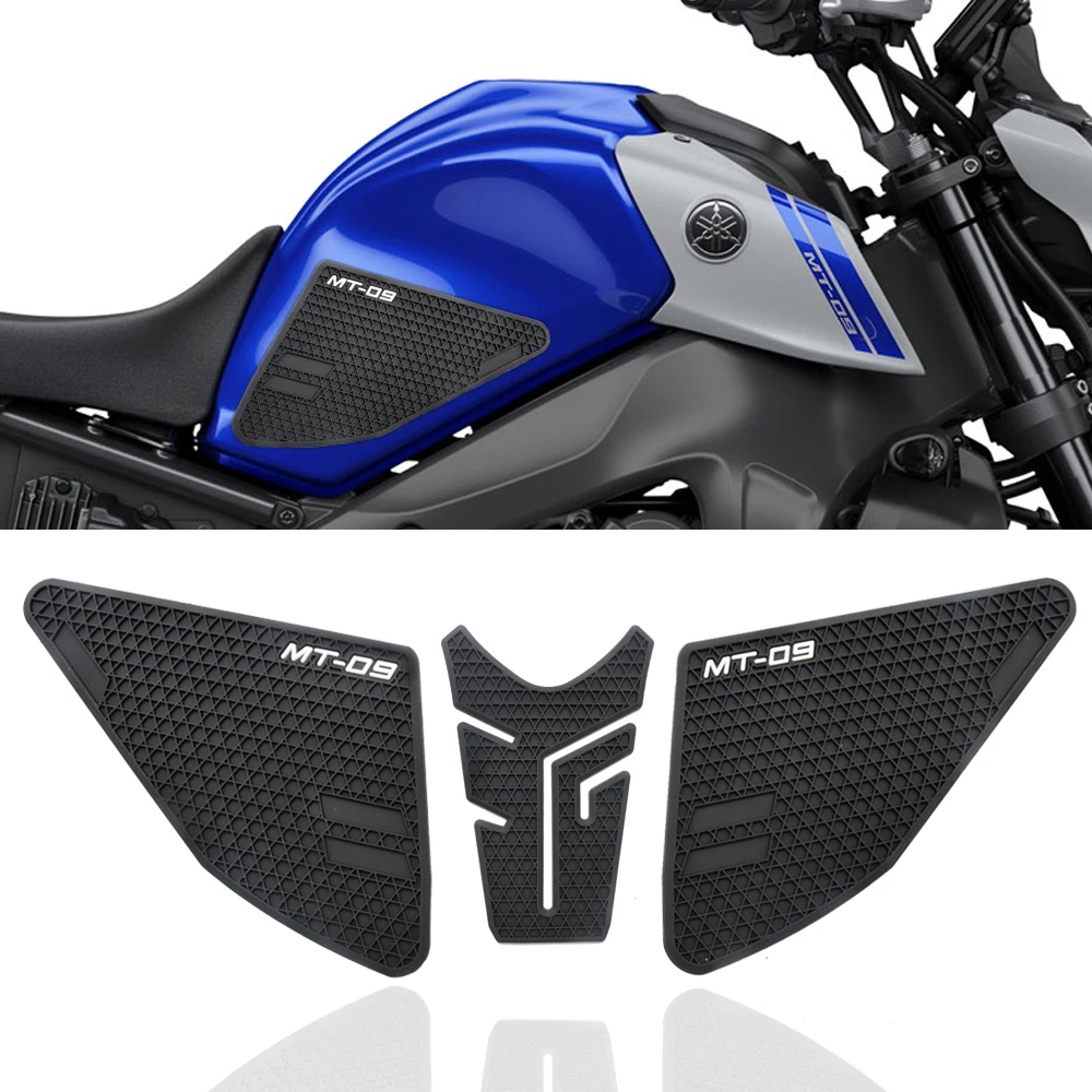 

NEW Motorcycle Side Fuel Tank pad Tank Pads Protector Stickers Decal Gas Knee Grip Traction Pad For YAMAHA MT-09 MT09 2021 2022