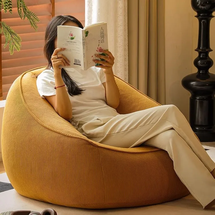Lazy sofa balcony leisure backrest recliner household bedroom small apartment bean bag sofa nest chair