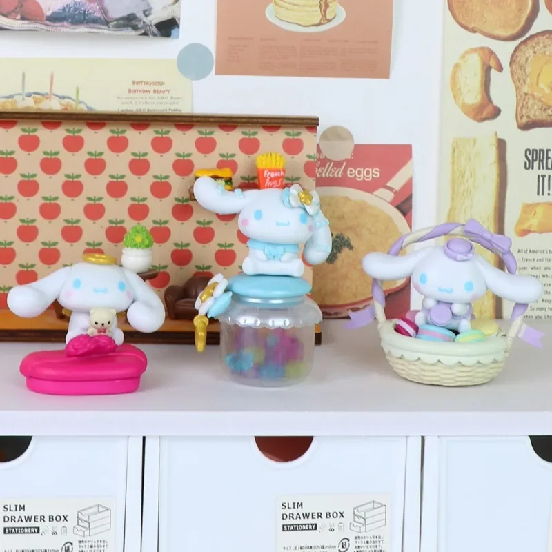 Figurka Sanrio Jade Cinnamon Dog Kulomi, prezent na Walentynki, urocza ozdoba, modny zabawka, blind box, prezent dla dziewczynki