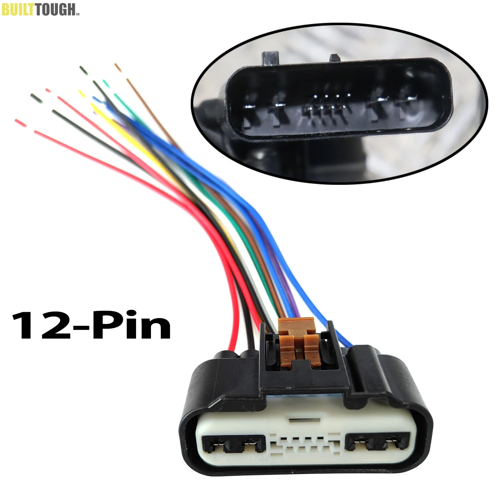 12-Pin Plug For Ford Tourneo Transit Custom 2016-2024 Wiper Motor Connector Wiring Cable Harness Loom Replacement GK21-17500-BA